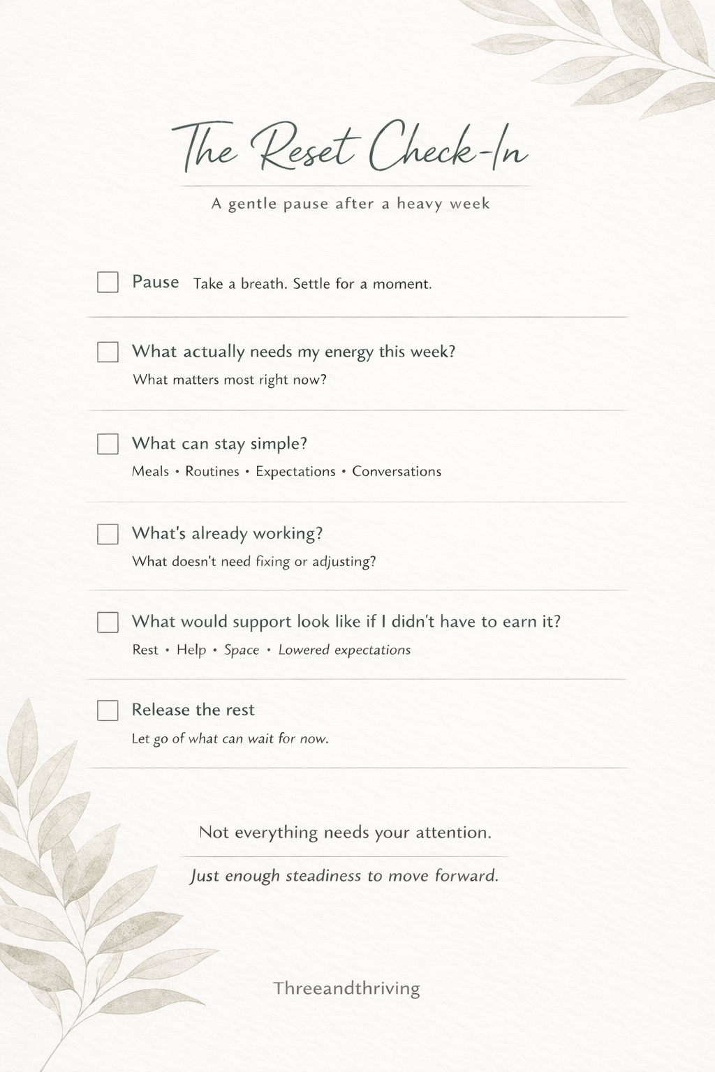 After the Stretch: A Gentle Reset for Overwhelmed Parents