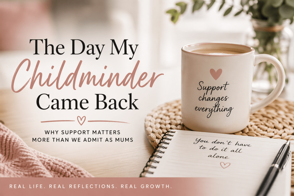 The Day My Childminder Came Back (Why Support Matters More Than We Admit as&nbsp;Mums)